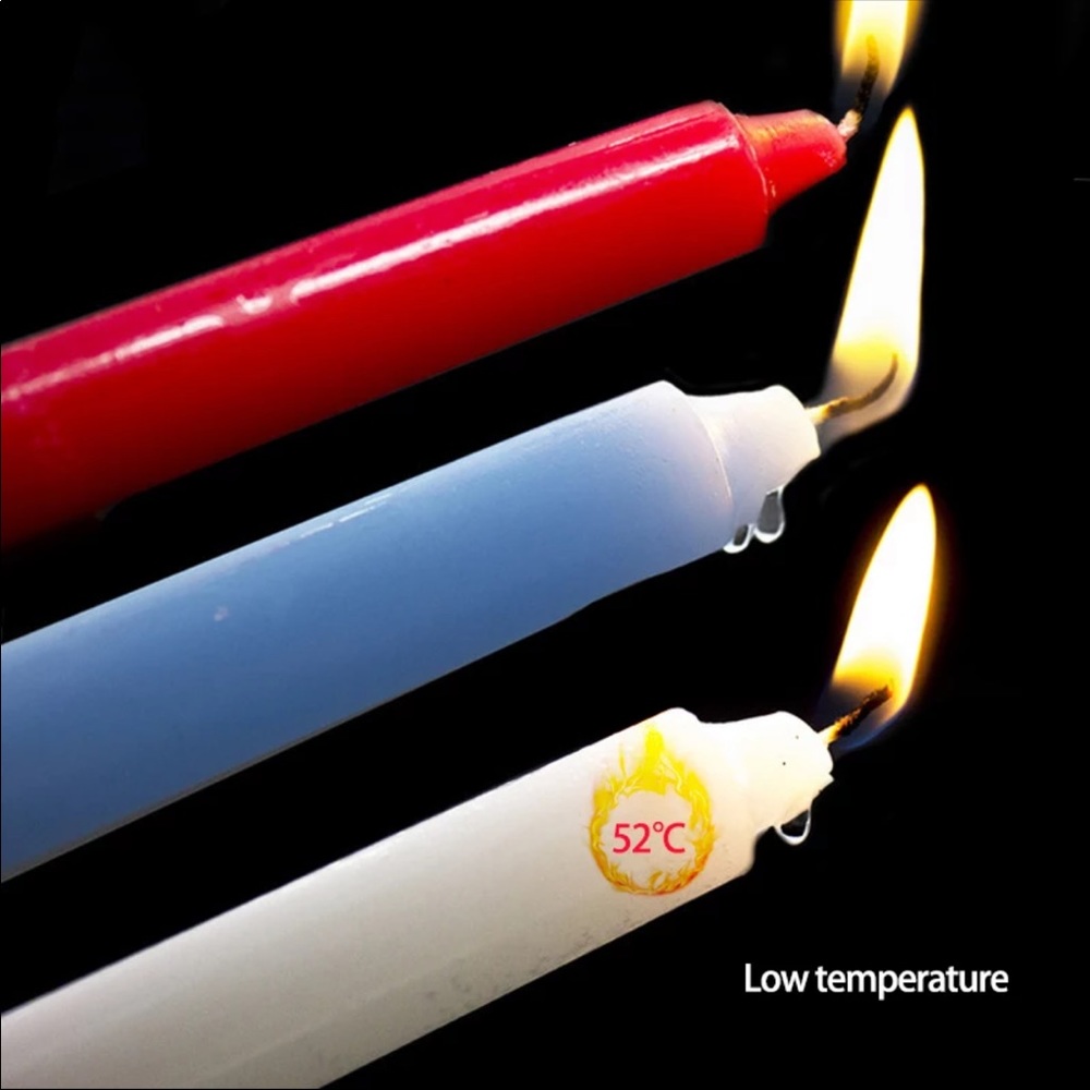 3 PC Low temperature candles